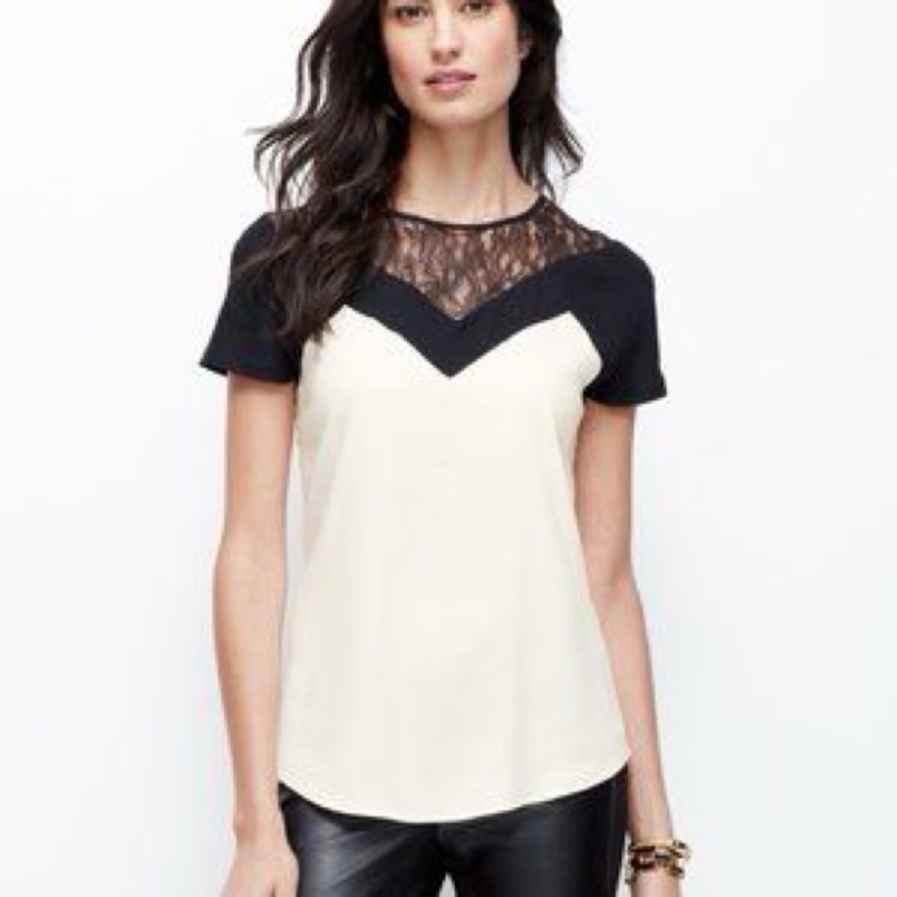 Ann Taylor Lace Blouse